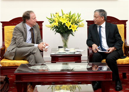 Thứ trưởng Doãn Mậu Diệp tiếp Đại sứ Liên minh châu Âu tại Việt Nam